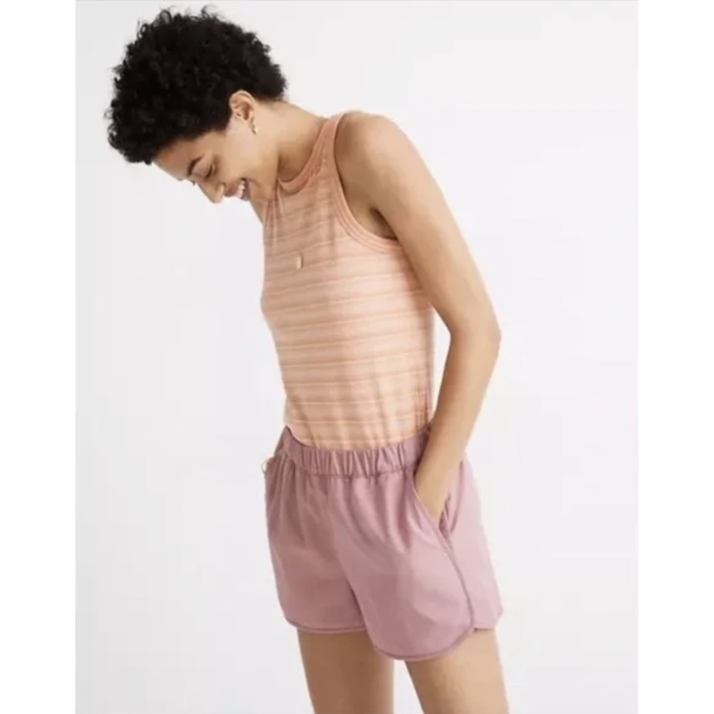 Madewell Ribbed Westville Striped Tank Top